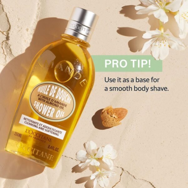 L'Occitane Cleansing & Softening Almond Shower Oil... - Image 5