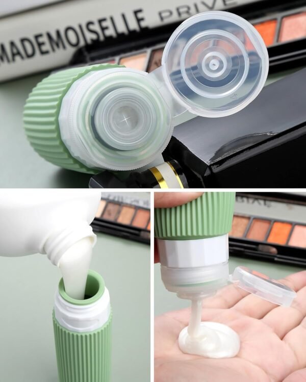 Travel Bottles for Toiletries 8 Pack, Tsa Approved... - Image 3