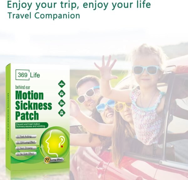 Motion Sickness Patches for Car and Boat Rides, Sh... - Image 7