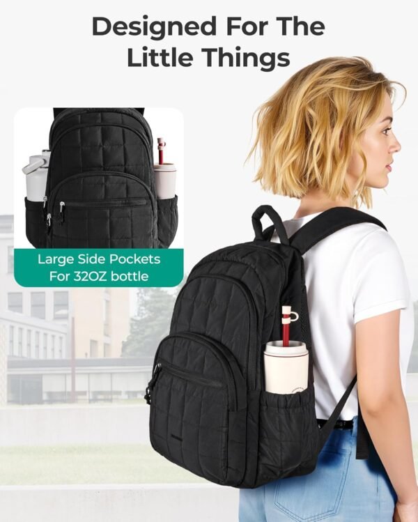 BAGSMART College Laptop Backpack, Travel Backpack ... - Image 6