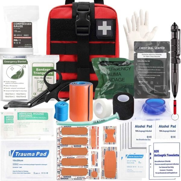 Ifak Trauma Kit, 74 Piece Upgrade Tactical First A... - Image 2