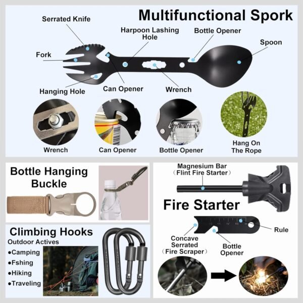 Gifts for Men Dad Husband Fathers Day, Survival Ge... - Image 7