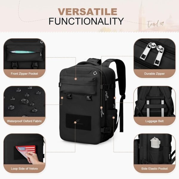 Maelstrom Travel Backpack for Women Men,35L Laptop... - Image 6