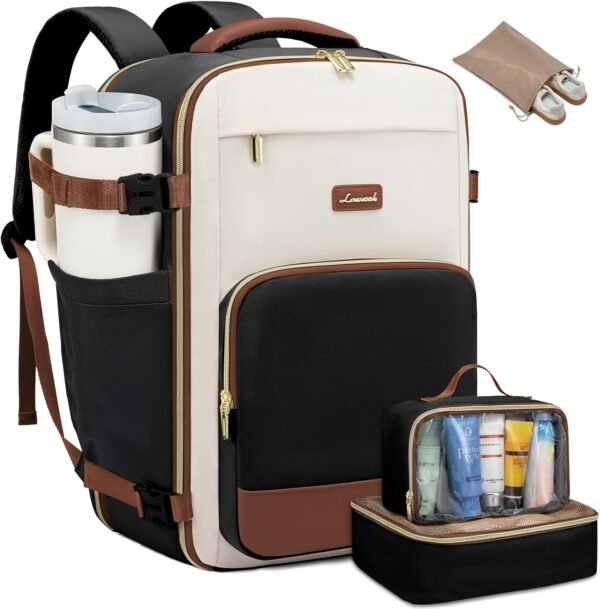 LOVEVOOK Travel Backpack for Women,40L Carry On Ba... - Image 2