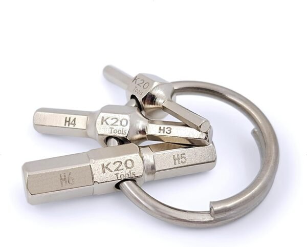 Keychain Hex Key Allen Wrench Multi-Tool Set - Met... - Image 2