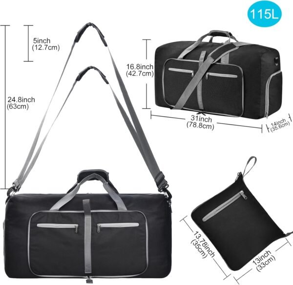 Felipe Varela Duffle Bag with Shoes Compartment an... - Image 4