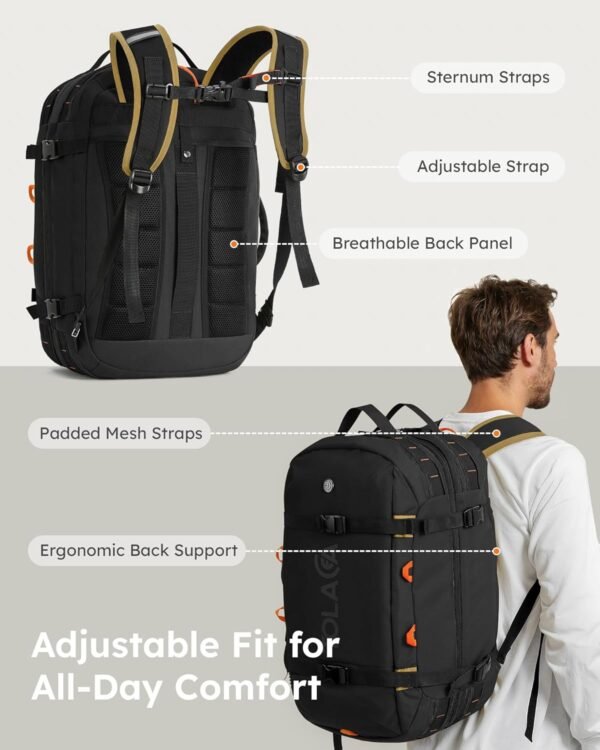 Tolaccea Travel Laptop Backpack, Large Carry on Ba... - Image 10
