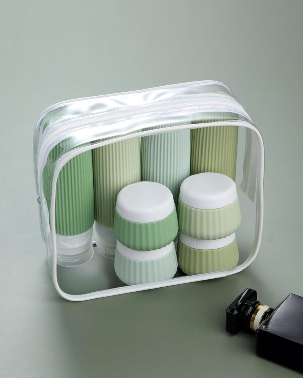 Travel Bottles for Toiletries 8 Pack, Tsa Approved... - Image 6