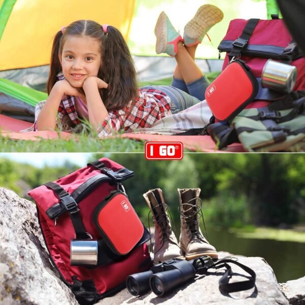 I GO 85 Pieces Hard Shell Mini Compact First Aid K... - Image 7