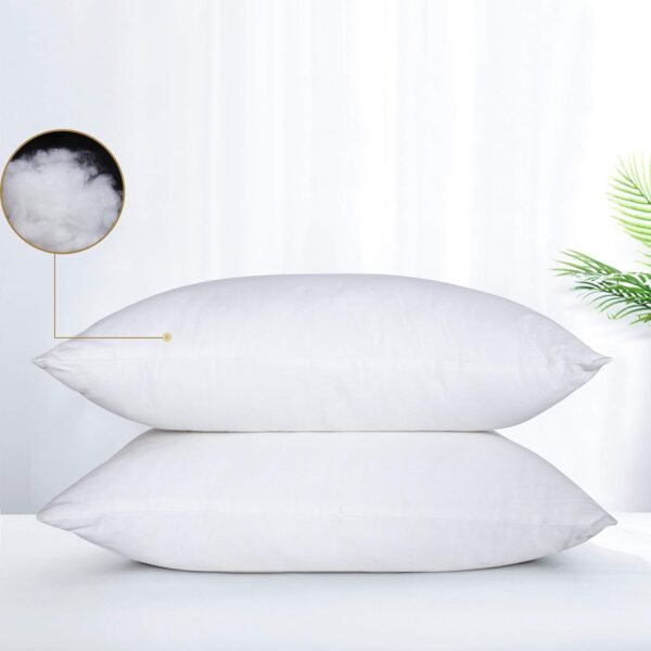 FLXXIE 2 Pack Small Cotton Down Alternative Pillow... - Image 4