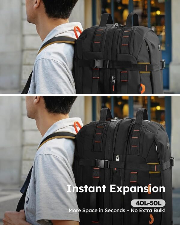 Tolaccea Travel Laptop Backpack, Large Carry on Ba... - Image 6