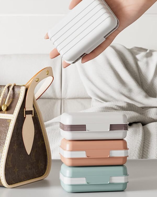 Travel Soap Holder with Lid - Draining Soap Box fo... - Image 10