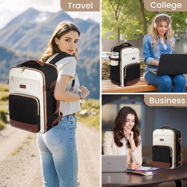 LOVEVOOK Travel Backpack for Women,40L Carry On Ba... - Image 3