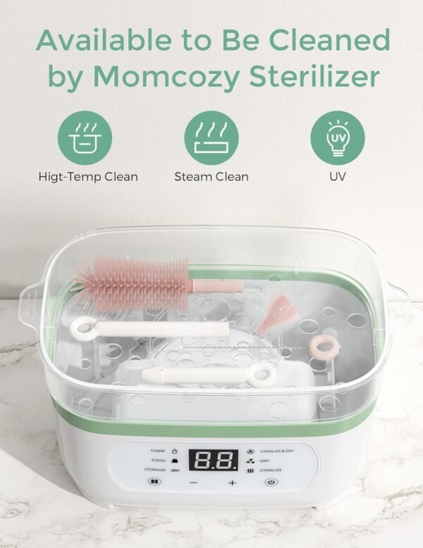 Momcozy Bottle Brush Set - Baby Bottle Cleaner Kit... - Image 6