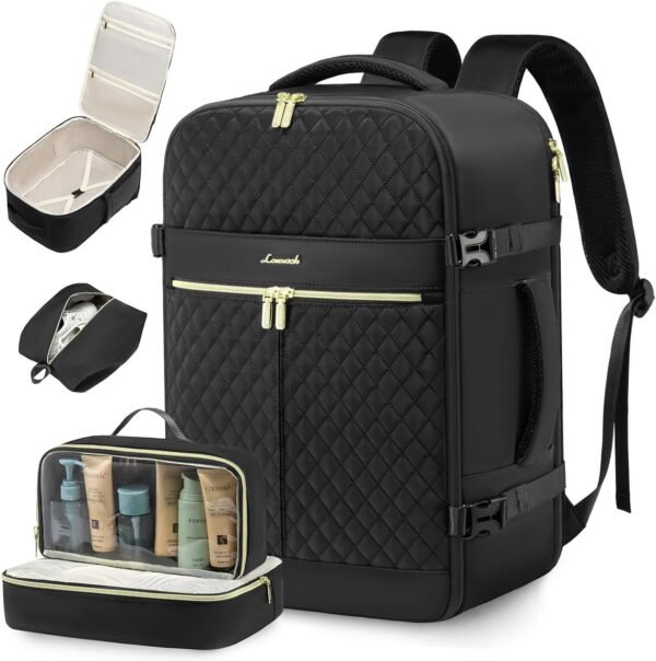 LOVEVOOK Carry On Travel Backpack for Women, 40L P... - Image 2