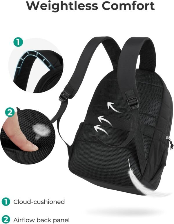 BAGSMART College Laptop Backpack, Travel Backpack ... - Image 7
