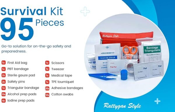 Travel Survival First Aid Emergency Kit - Image 4