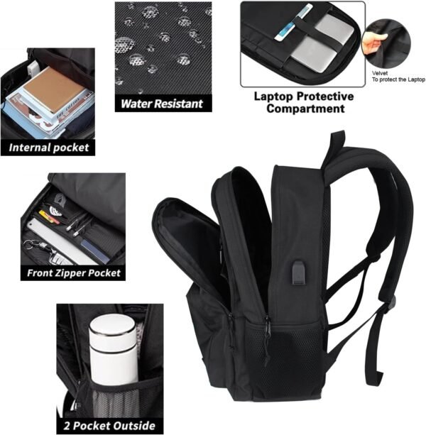 KEOFID Travel backpack for Men and Women, Anti The... - Image 4