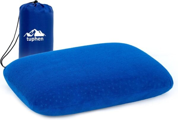 tuphen Camping Pillow Memory Foam Travel Pillow fo... - Image 2