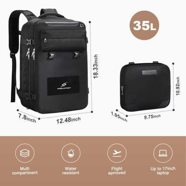 Maelstrom Travel Backpack for Women Men,35L Laptop... - Image 4