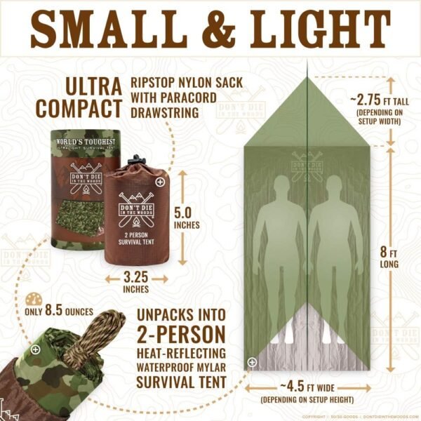 World's Toughest Ultralight Survival Tent • 2 Pers... - Image 6