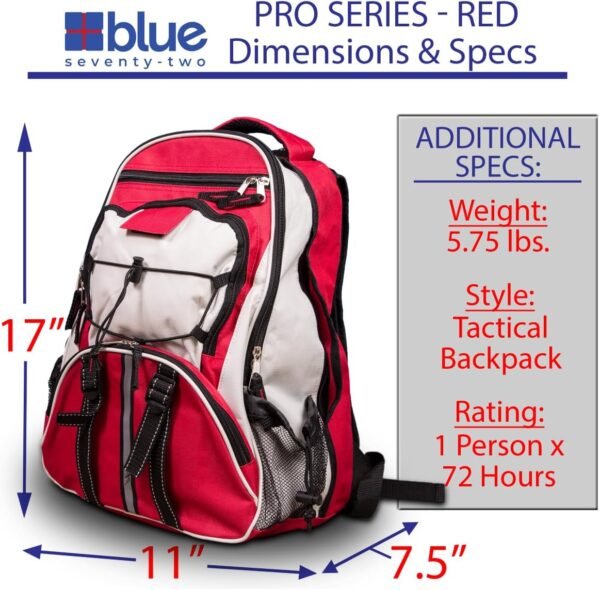 Blue Seventy-Two - Pro Series - Red Deluxe 72 Hour... - Image 3