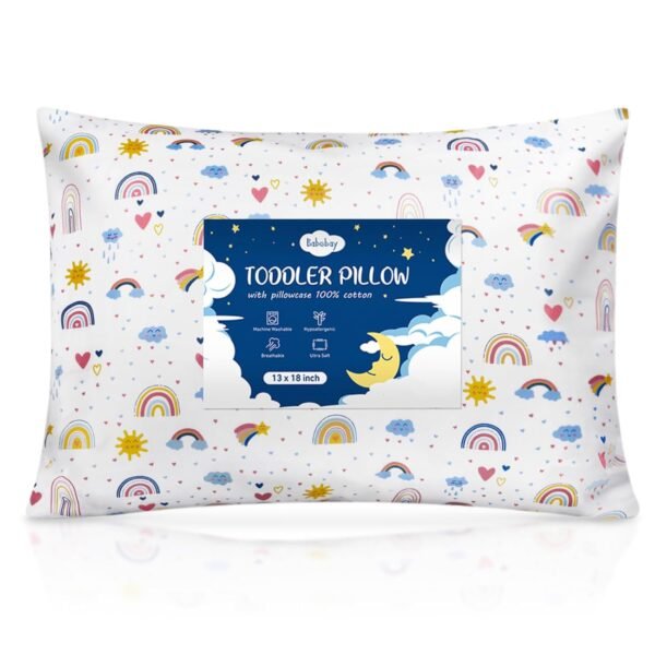 Babebay Toddler Pillow,13X18 Soft Toddler Pillows ... - Image 2