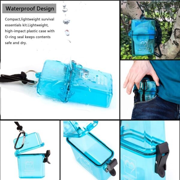 DEFTGET Waterproof First Aid Kit Travel Essentials... - Image 4