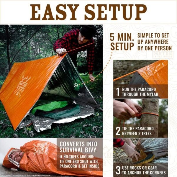 World's Toughest Ultralight Survival Tent • 2 Pers... - Image 5