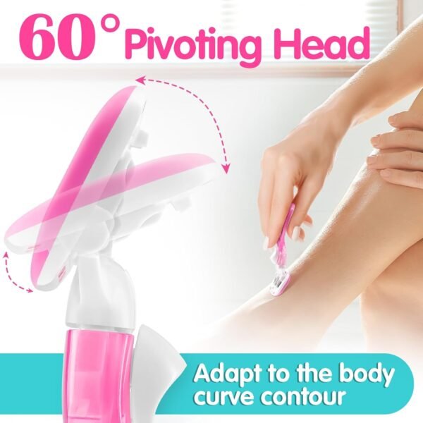 DreamGenius Travel Razors for Women, Travel Size T... - Image 4