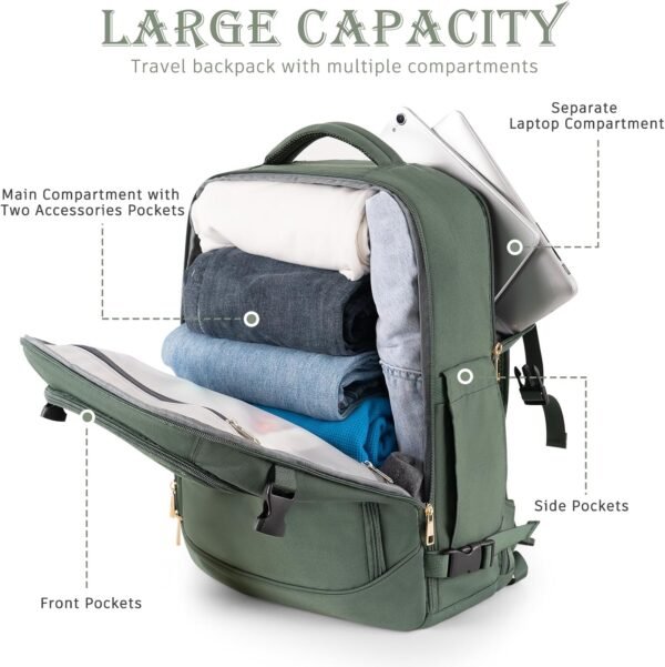 Carry on Backpack, Flight-approved Backpack for Tr... - Image 5