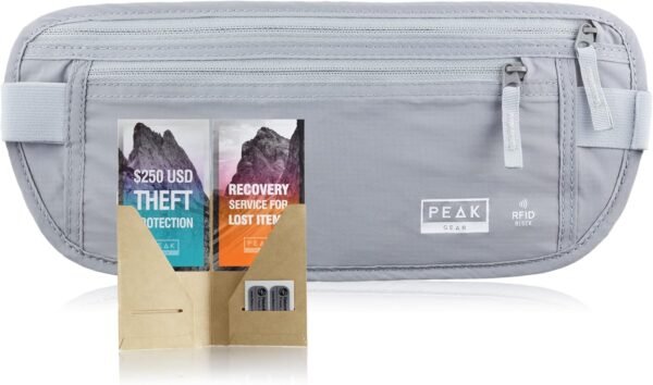 Peak Gear Travel Money Belt. Premium Quality Trave... - Image 2