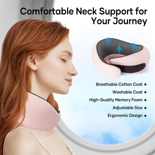 NOCRLG Travel Pillow, Travel Neck Pillow for Airpl... - Image 6