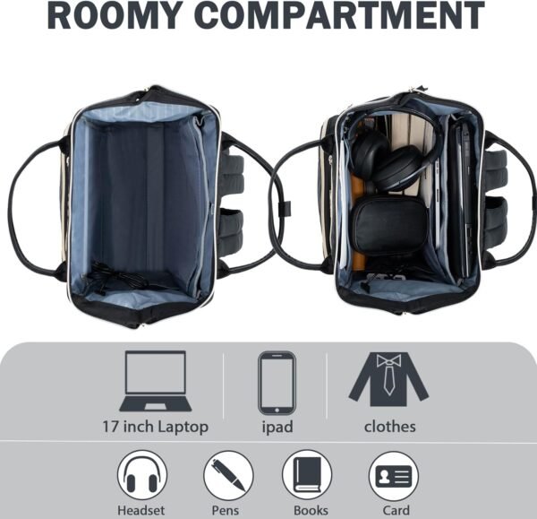 KROSER Laptop Backpack 17" Stylish Backpack Water ... - Image 5