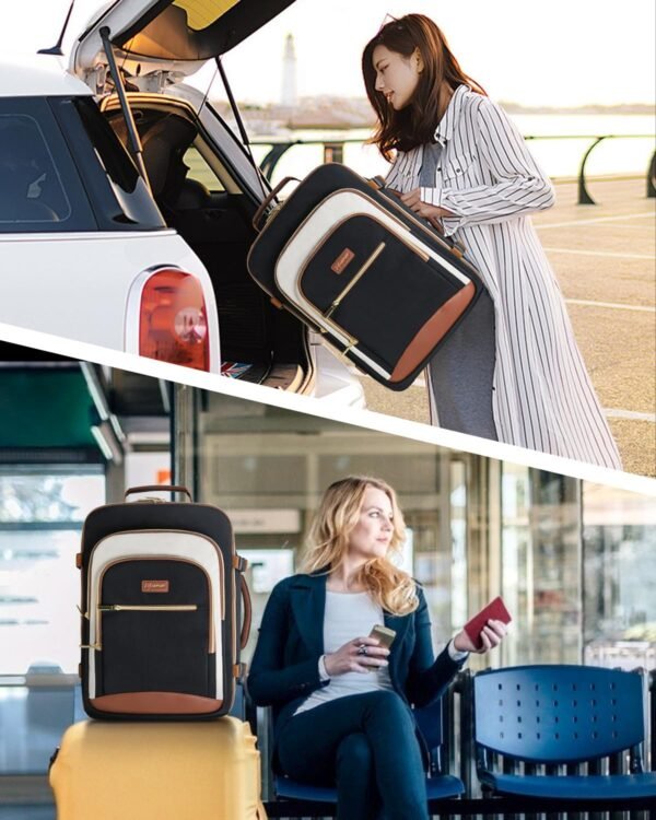 40L Travel Backpack for Women, Carry On Bag Flight... - Image 9