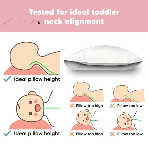 Toddler Pillow with Pillowcase - 13x18 My Little D... - Image 7