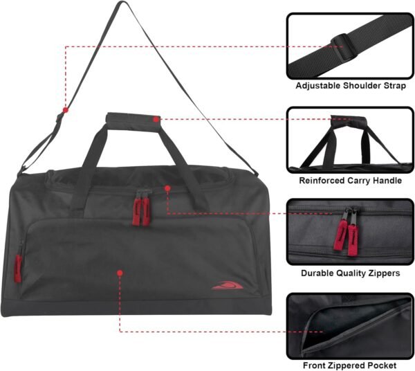 Lightweight Canvas Duffle Bags for Men & Women For... - Image 3