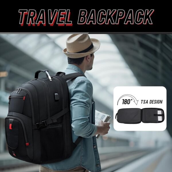 Z-MGKISS Travel Backpack, 50L Extra Large Travel L... - Image 5