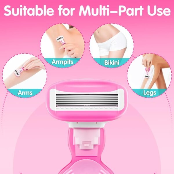DreamGenius Travel Razors for Women, Travel Size T... - Image 7