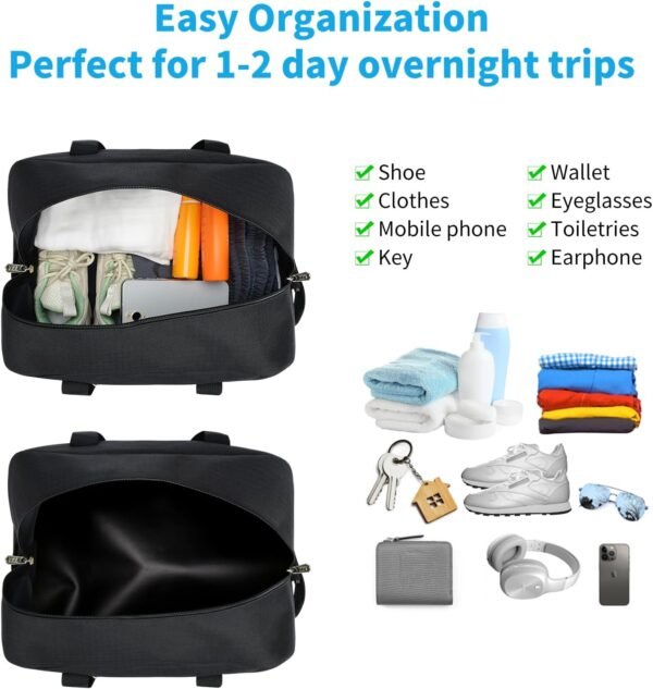 Small Gym Bag 14 inch lightweight Carry On Mini Du... - Image 5
