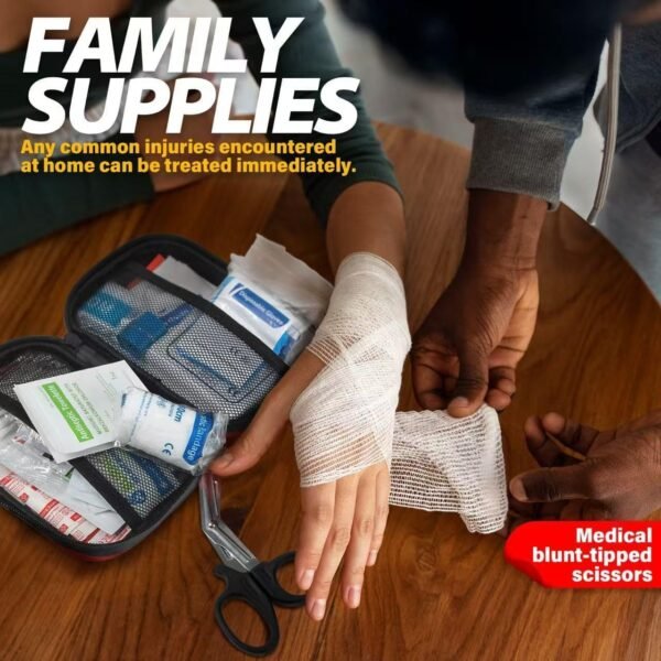 120-Piece First Aid Kit for Travel,Car & Emergency... - Image 10
