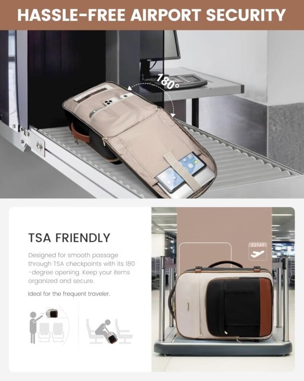 LOVEVOOK 40L Travel Backpack for Women & Men - 17.... - Image 5
