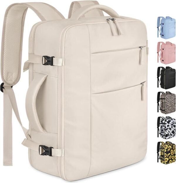 Capolo Travel Backpack for Women Men Waterproof La... - Image 2