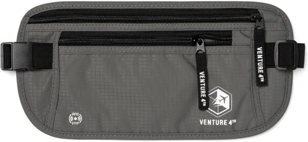 VENTURE 4TH Travel Money Belt - Slim Passport Hold... - Image 2