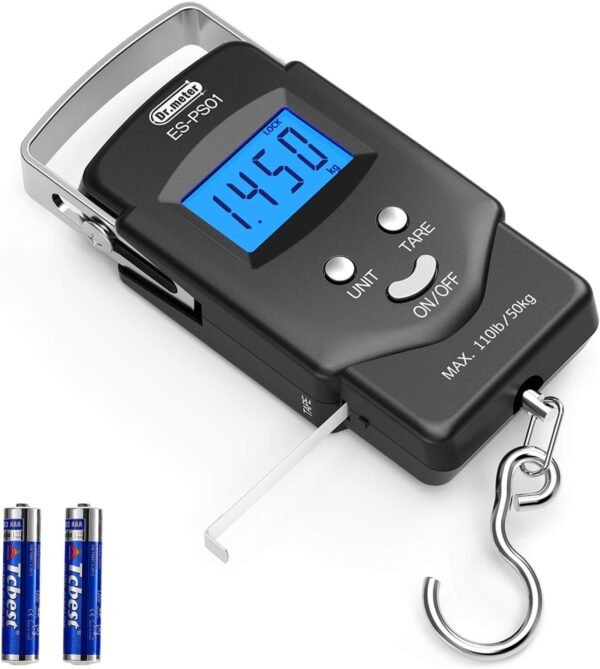 Dr.meter Fish Scale Luggage Scale - PS01 110lb/50k... - Image 2