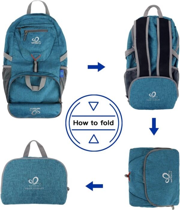WATERFLY Small Lightweight Packable Backpack: 20l ... - Image 7