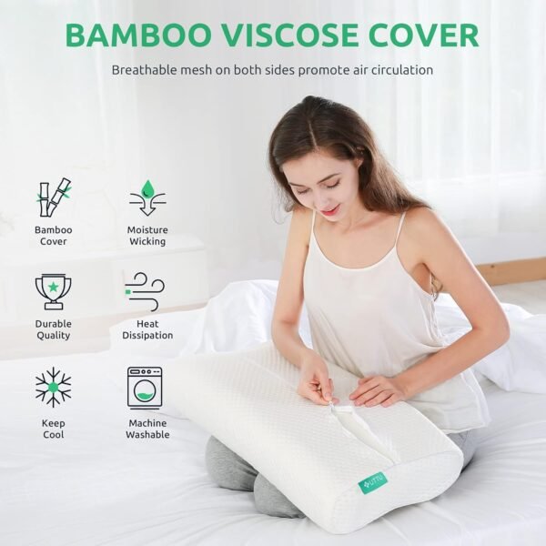 UTTU Cervical Pillow for Neck Strain Relief, Memor... - Image 7