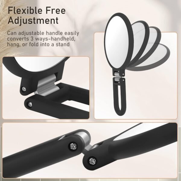Magnifying Handheld Mirror Double Sided, 1X 15X Ma... - Image 5
