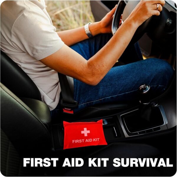 First Aid Kit - 92 Piece Mini Emergency Kits for C... - Image 8