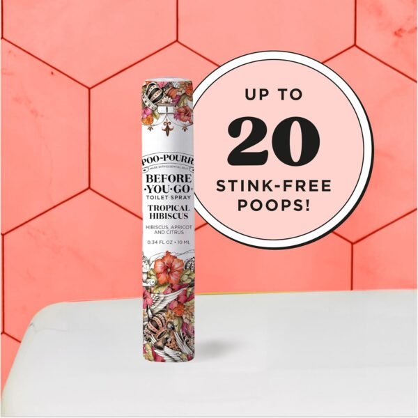 Poo-Pourri Before-You-Go Toilet Spray, Tropical Hi... - Image 10